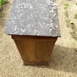 Table de chevet en noyer