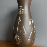 Höhr-grenzhause vase by  Marzi & Remy decor Venetië model 1019/35 1950s