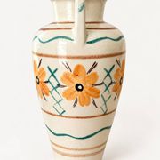 Hand-painted amphora vase by Kupittaan Savi, Finland, 1940s–50s.