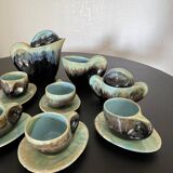 Vallauris ceramic coffee service from the 60s