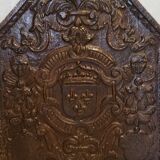 Plaque de cheminée ancienne fin 19ème