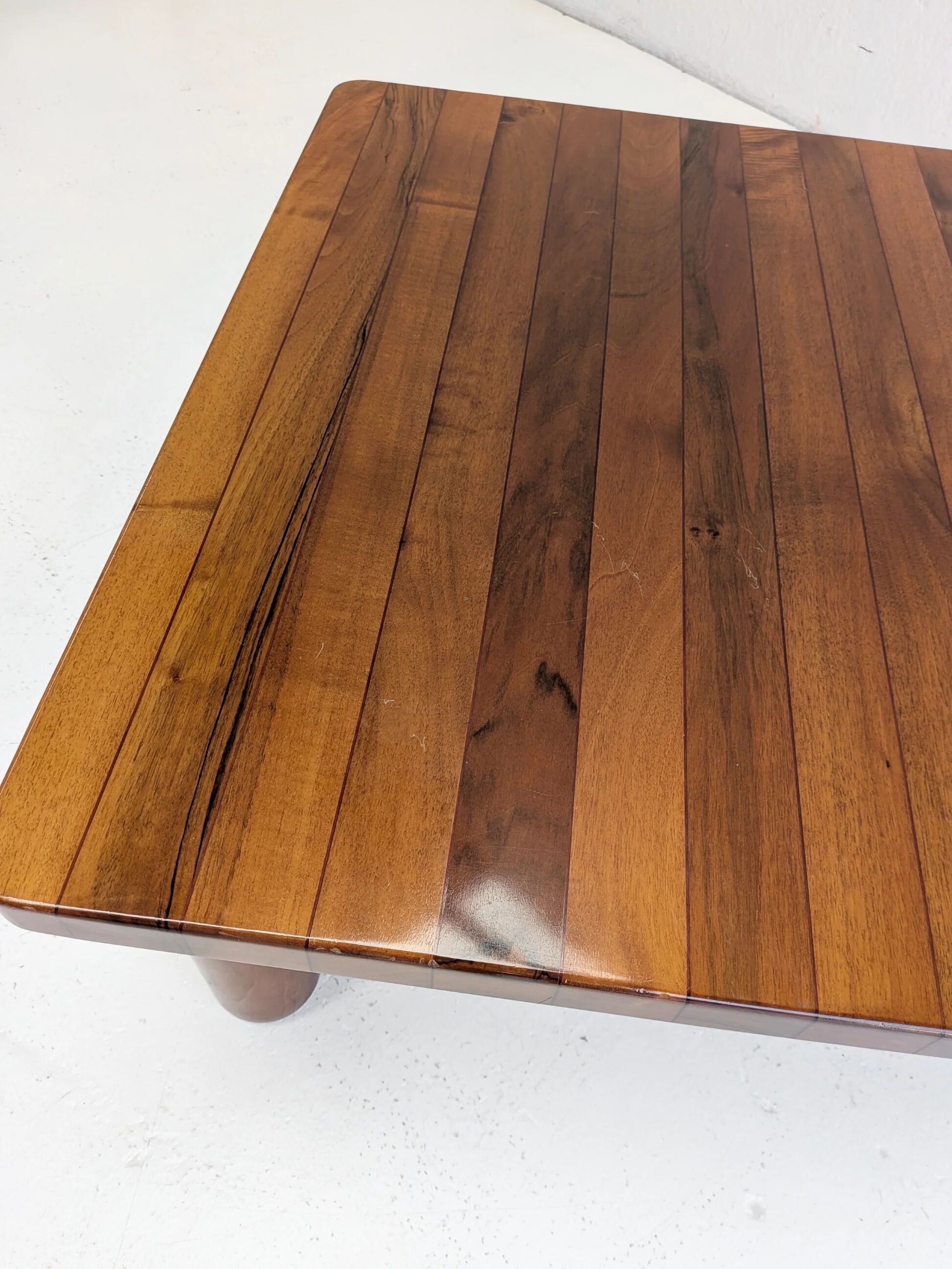 Italian walnut coffee table 1960s