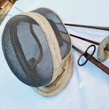 Vintage French Fencing Mask and 3 Swords (Sabre, Sabre or Foil) by L. Carré París