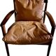 Grete Jalk leather armchair for Poul Jeppesen "PJ56"