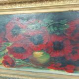 Tableau , peinture bouquet de fleurs