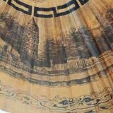 Asian paper and rattan umbrella