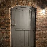 Solid oak door from the 19th century.