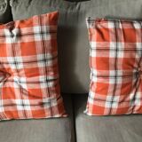 Product BHV Square cushion in vintage fabric.
