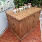 Solid oak desk counter