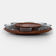 Danish Lazy Susan snack tray by Digsmed, Denmark, 1960s