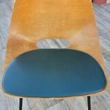 Set of 4 barrel chairs, Steiner , designed by Pierre Guariche