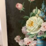 Painting flowers late nineteenth