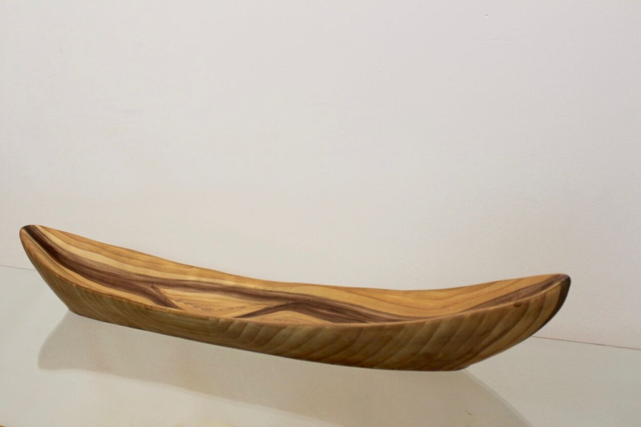 Vallauris distinctive wood grain Ceramic platter 1960 s