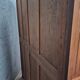 three-door wardrobe in fruitwood veneer, Art Deco style
