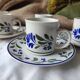 Set of 6 vintage Churchill England cups and saucers – Floral design