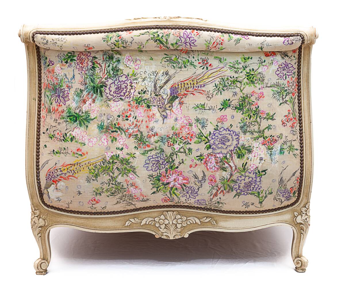 Vintage Upholstered Daybed