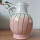 Vintage enamelled ceramic jug - Strelha GDR
