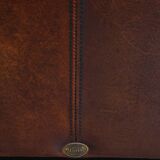 Large sheep leather design armchair