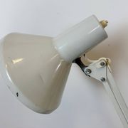 Vintage White Italian Architect Table Lamp, 1970s