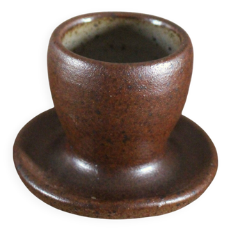 Coquetier grès vintage
