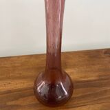 BIOT bubbled blown glass soliflore