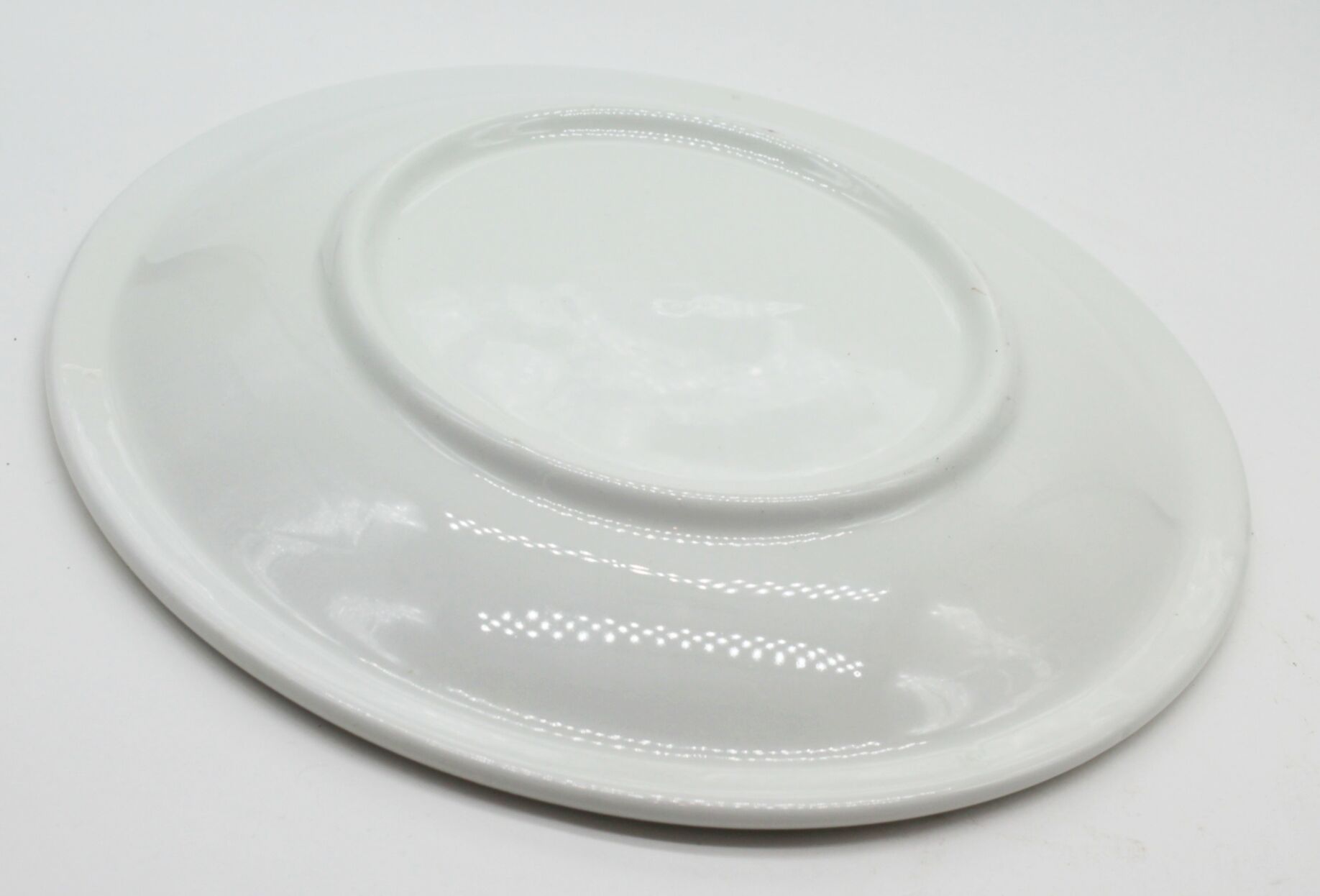 Lot of 2 plates woman to dog