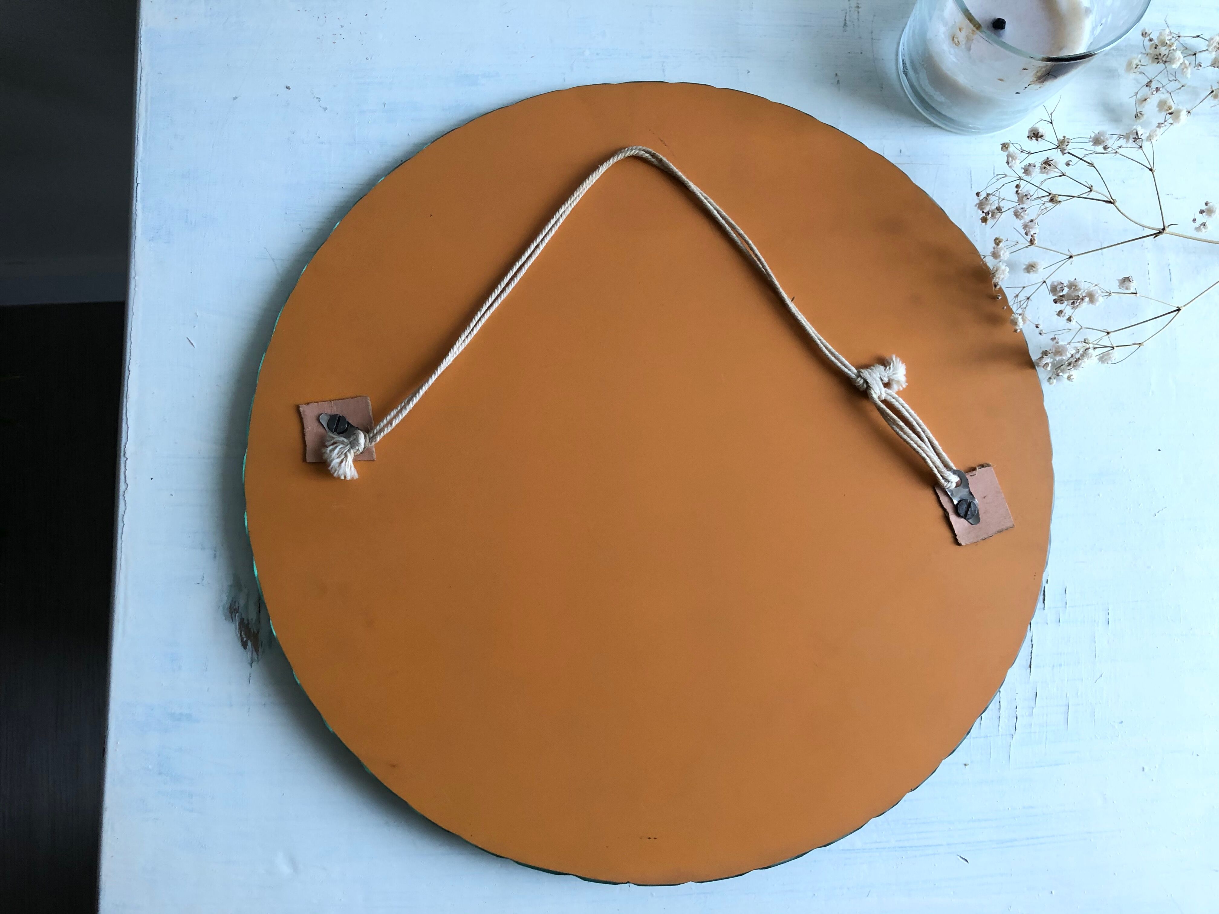 Miroir biseauté rond - 32cm