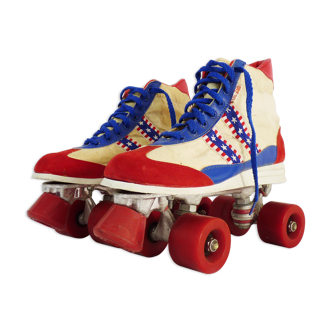 Roller Quad basketball Gordon edition of the 80s Four-wheeled roller vintage roller Size 37