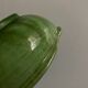 Green glazed earthenware bowl from Dieulefit 1960