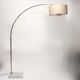 Lampadaire arc en marbre