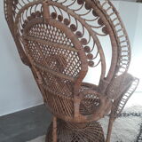 Emmanuelle peacock armchair