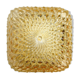 Ceiling lamp "Diamonds" iridescent molded glass