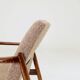 Vintage long chair marshmallow granola 1960 by E.Homa