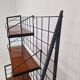 Italian Free Standing Teak Shelving Unit, 1950's