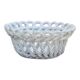 Woven ceramic basket