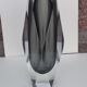 Glass vase Sommerso Murano of the 70s 21cm