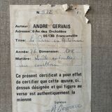 Landscape signed André Gervais from 1976
