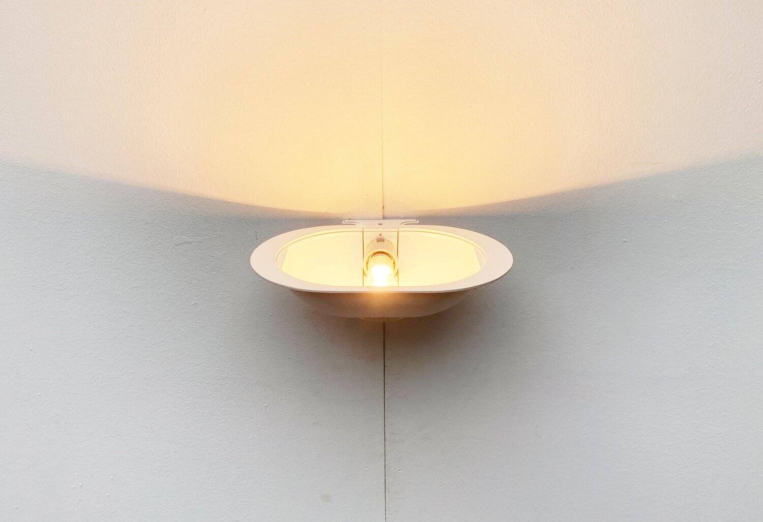 Postmodern German wall lamp in metal by Staff