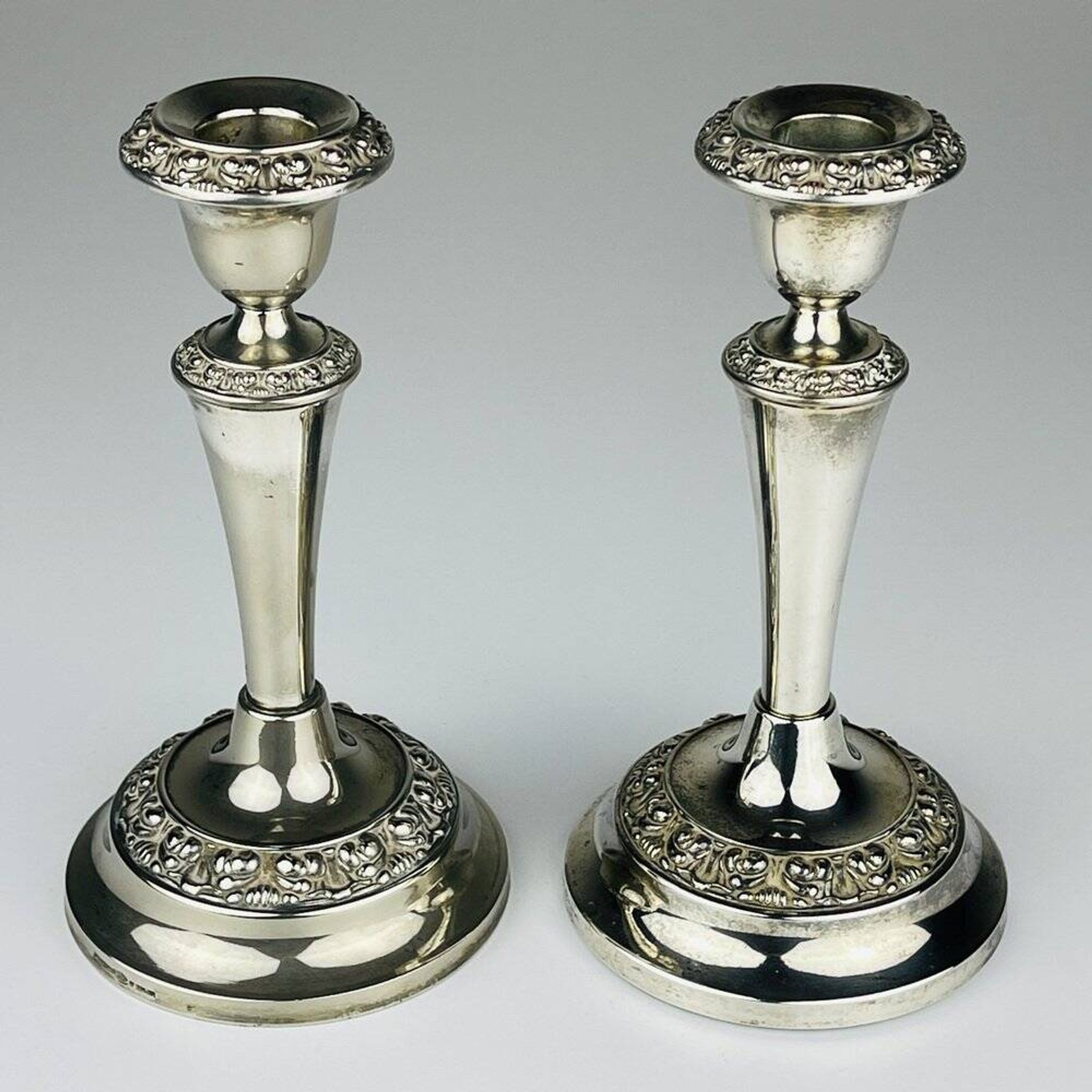Chandeliers en argent plaqué d'Ianthe, Angleterre, années 1950, lot de 2