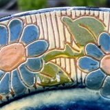 Glazed pottery plate A.Tripp 1943