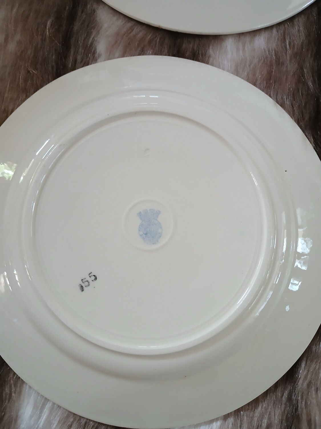 8 mismatched antique dinner plates