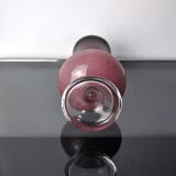 Purple vase in murano glass, Italy, 1980