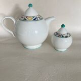 Villeroy and Boch Indian Look teapot and sugar bowl