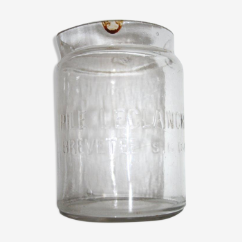Former "leclanché battery" glass jar