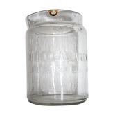 Former "leclanché battery" glass jar