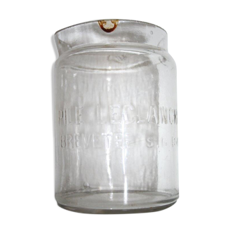 Former "leclanché battery" glass jar