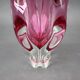 Mid-century pink art glass vase by Josef Hospodka, Czechoslovakia, 1960s.