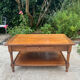 Extendable solid wood coffee table