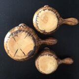 Lot of 3 vintage frying pans