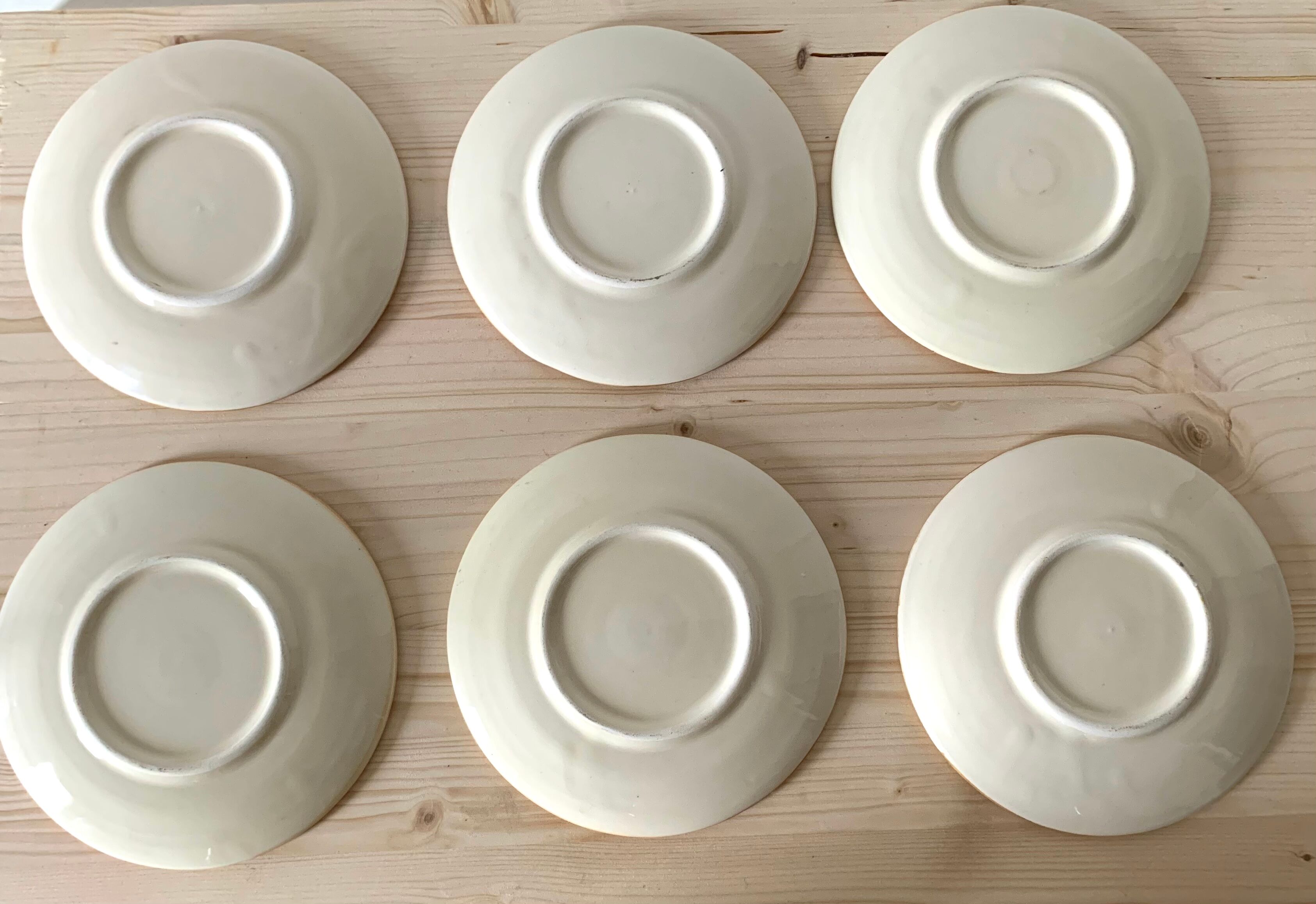 Dessert plates Vallauris Grandjean Jourdan